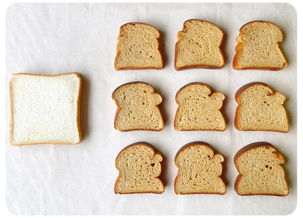 食パンと「Switchのブラン100」糖質量比較 | 超低糖質ブランパン専門店Switch
